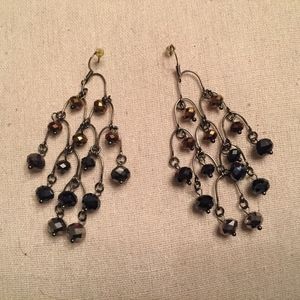 Multi Tiered Iridescent Earrings